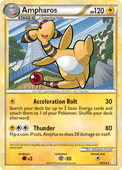 Ampharos 14/123 Pokémon card from HeartGold SoulSilver for sale at best price