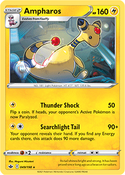 Ampharos 49/198 Pokémon card from Chilling Reign for sale at best price