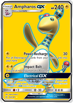 Ampharos GX 163/181 Pokémon card from Team Up for sale at best price