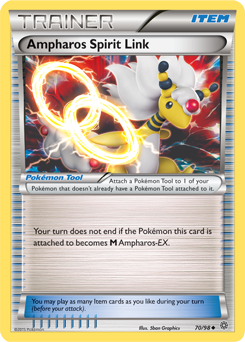 Ampharos Spirit Link 70/98 Pokémon card from Ancient Origins for sale at best price