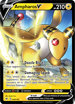 Ampharos V 049/185 Pokémon card from Vivid Voltage for sale at best price