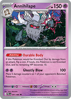 Annihilape 41/84 Pokémon card from Pitch Black for sale at best price