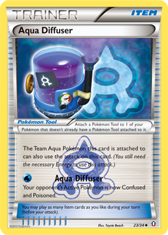 Aqua Diffuser 23/34 Pokémon card from Double Crisis for sale at best price