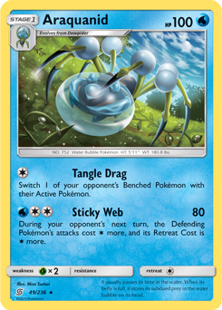 Araquanid 49/236 Pokémon card from Unified Minds for sale at best price