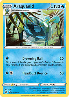 Araquanid 048/195 Pokémon card from Silver Tempest for sale at best price