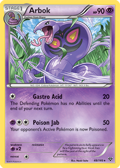 Arbok 48/146 Pokémon card from X&Y for sale at best price