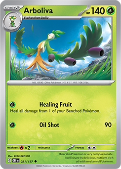 Arboliva 21/197 Pokémon card from Obsidian Flames for sale at best price