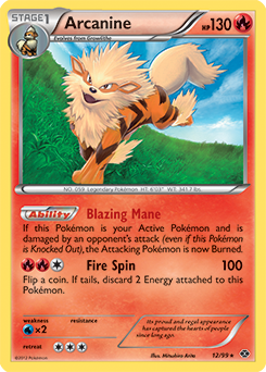 Arcanine 12/99 Pokémon card from Next Destinies for sale at best price