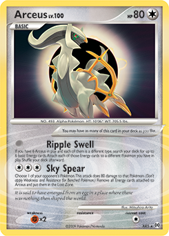 Arceus AR5 Pokémon card from Arceus for sale at best price