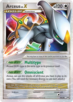 Carte Pokémon Arceus LV.X 94/99 de la série Arceus en vente au meilleur prix