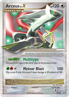 Carte Pokémon Arceus LV.X 95/99 de la série Arceus en vente au meilleur prix