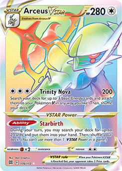 Arceus VSTAR 176/172 Pokémon card from Brilliant Stars for sale at best price
