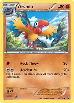 Archen 66/101 Pokémon card from Noble Victories for sale at best price