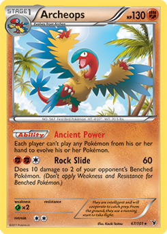 Archeops 67/101 Pokémon card from Noble Victories for sale at best price