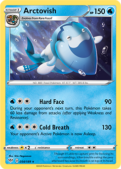 Arcto Vish 54/189 Pokémon card from Darkness Ablaze for sale at best price