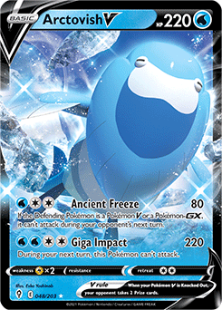 Arctovish V 48/203 Pokémon card from Evolving Skies for sale at best price