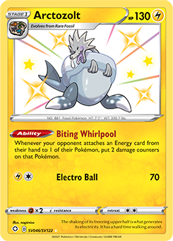 Shining Pokémon Pokémon card Arctozolt SV046/SV122 from Shining Fates expansion