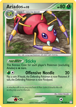Ariados 20/123 Pokémon card from Mysterious Treasures for sale at best price