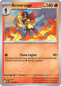 Armarouge 12/84 Pokémon card from Pitch Black for sale at best price