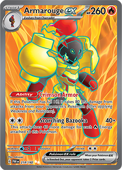 Armarouge ex 218/182 Pokémon card from Paradox Rift for sale at best price