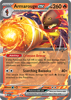 Armarouge ex 27/182 Pokémon card from Paradox Rift for sale at best price
