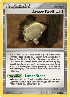 Armor Fossil 116/123 Pokémon card from Mysterious Treasures for sale at best price