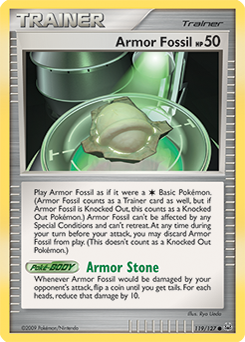 Armor Fossil 119/127 Pokémon card from Platinuim for sale at best price
