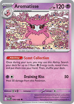 Aromatisse 36/88 Pokémon card from Perfect Order for sale at best price