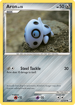 Aron 71/123 Pokémon card from Mysterious Treasures for sale at best price