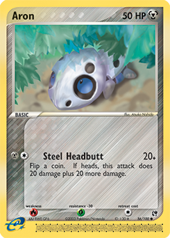 Aron 56/100 Pokémon card from Ex Sandstorm for sale at best price