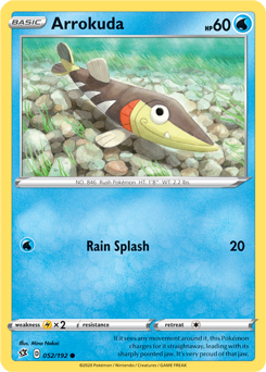 Arrokuda 52/192 Pokémon card from Rebel Clash for sale at best price
