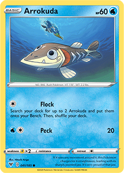 Arrokuda 041/185 Pokémon card from Vivid Voltage for sale at best price