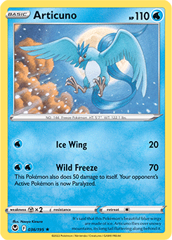 Articuno 036/195 Pokémon card from Silver Tempest for sale at best price