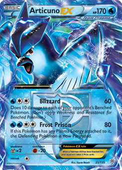 Articuno EX 25/135 Pokémon card from Plasma Storm for sale at best price