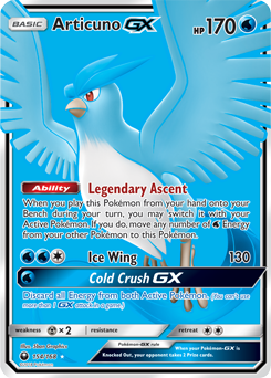 Articuno GX 154/168 Pokémon card from Celestial Storm for sale at best price