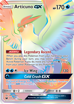 Articuno GX 171/168 Pokémon card from Celestial Storm for sale at best price