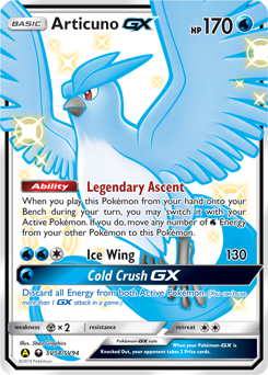 Articuno GX SV54/SV94 Pokémon card from Hidden Fates for sale at best price