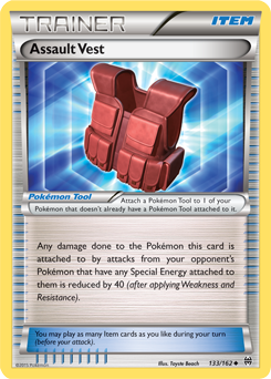 Assault Vest 133/162 Pokémon card from Breakthrough for sale at best price