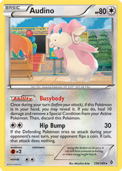 Audino 126/149 Pokémon card from Boundaries Crossed for sale at best price