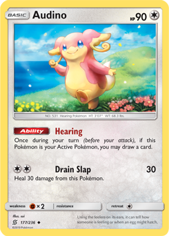 Audino 177/236 Pokémon card from Unified Minds for sale at best price