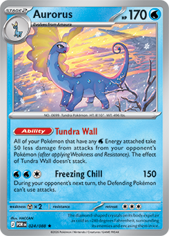 Aurorus 24/88 Pokémon card from Perfect Order for sale at best price