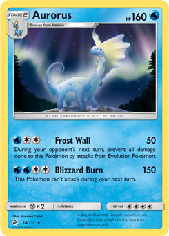 Aurorus 28/131 Pokémon card from Forbidden Light for sale at best price
