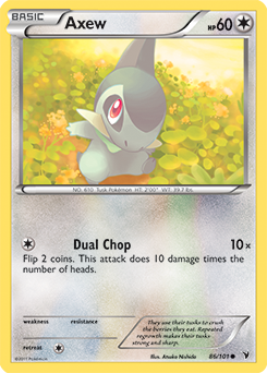 Axew 86/101 Pokémon card from Noble Victories for sale at best price