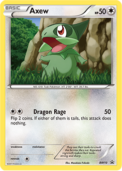 Axew BW10 Pokémon card from Back & White Promos for sale at best price