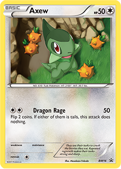 Axew BW16 Pokémon card from Back & White Promos for sale at best price
