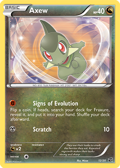 Axew 12/20 Pokémon card from Dragon Vault for sale at best price