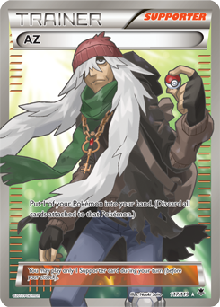 Full Art Trainer Pokémon card AZ 117/119 from Phantom Forces expansion