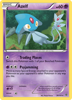Azelf 38/101 Pokémon card from Plasma Blast for sale at best price