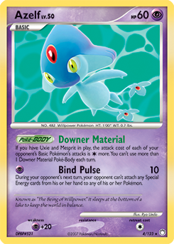 Azelf 4/123 Pokémon card from Mysterious Treasures for sale at best price