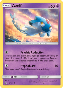 Azelf 43/131 Pokémon card from Forbidden Light for sale at best price